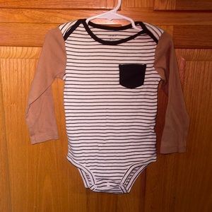 Carters Long Sleeve Onesie- 24 Months
